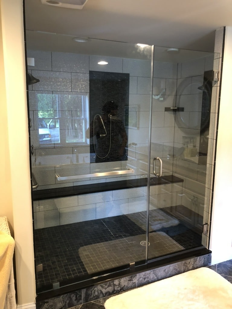 contemporary glass shower enclosure safetywindowglassrepair safetywindowglassrepair