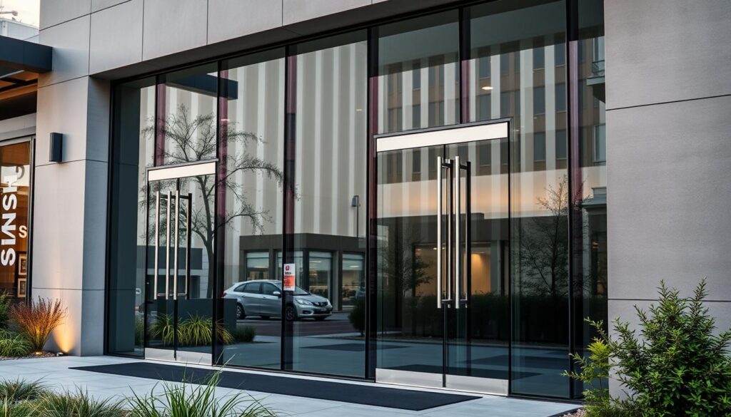 commercial glass doors