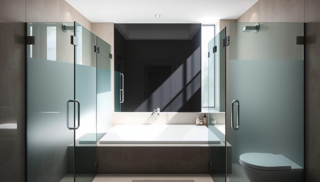 glass shower doors