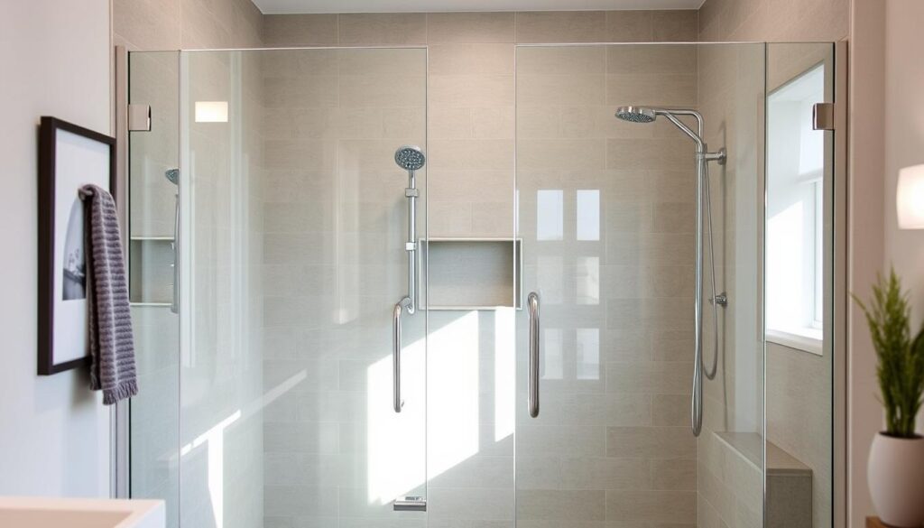 glass shower doors