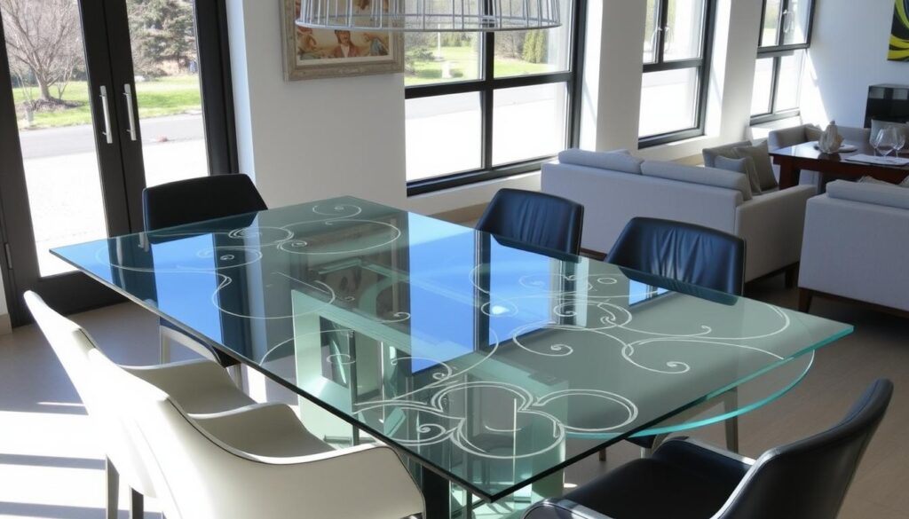 custom glass table tops