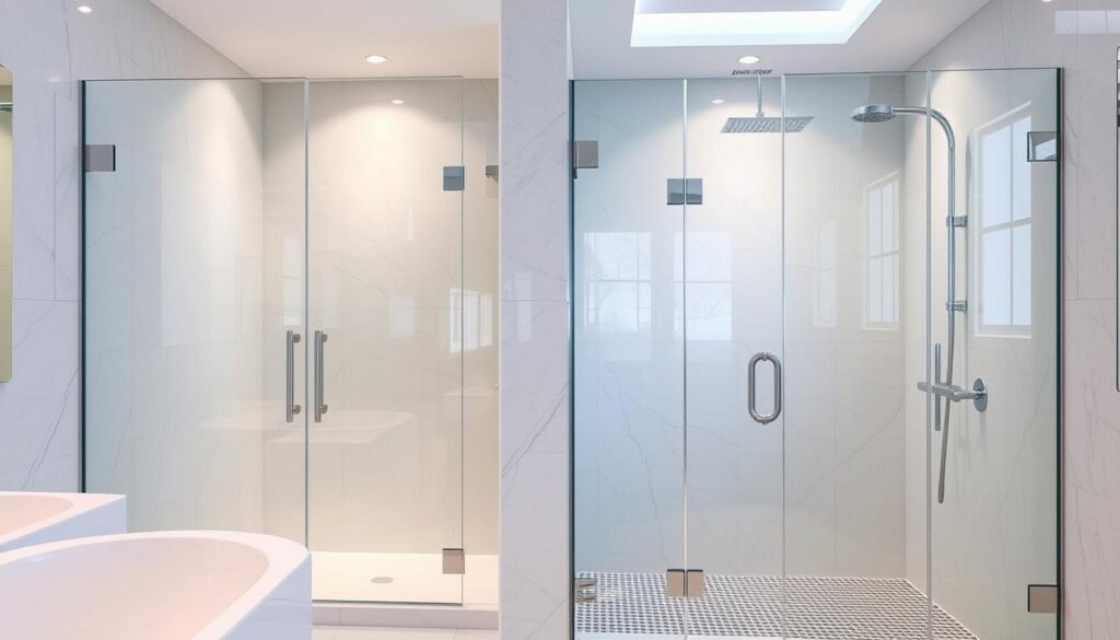 glass shower doors