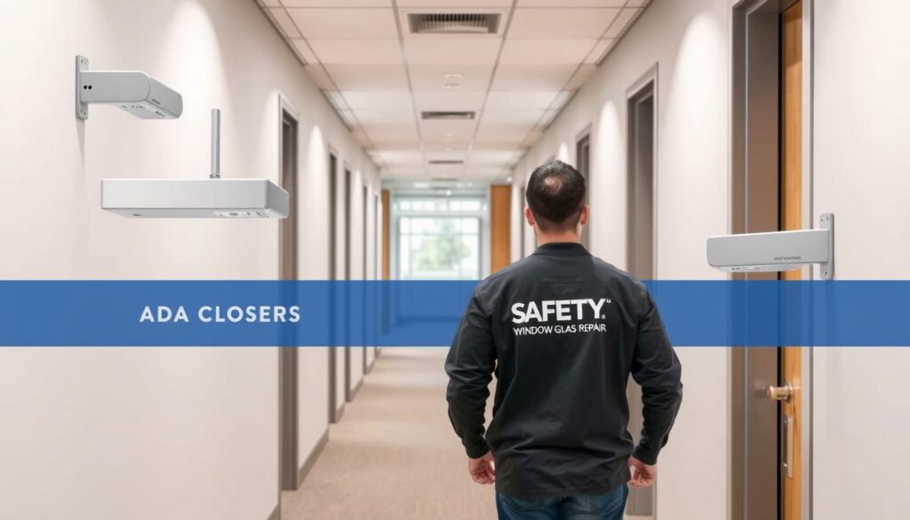 ADA-compliant door closers