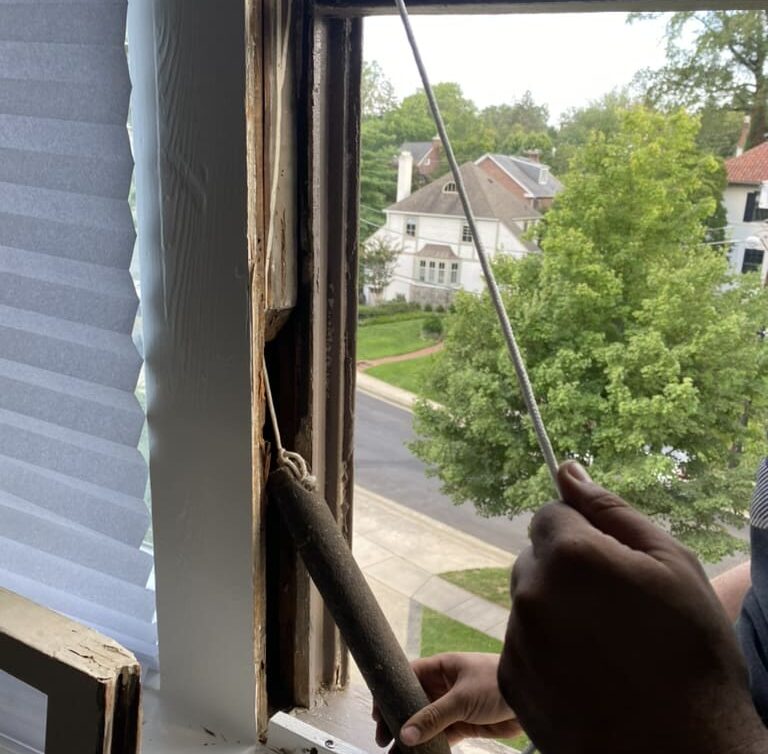 Window balance spring repair and replacement service