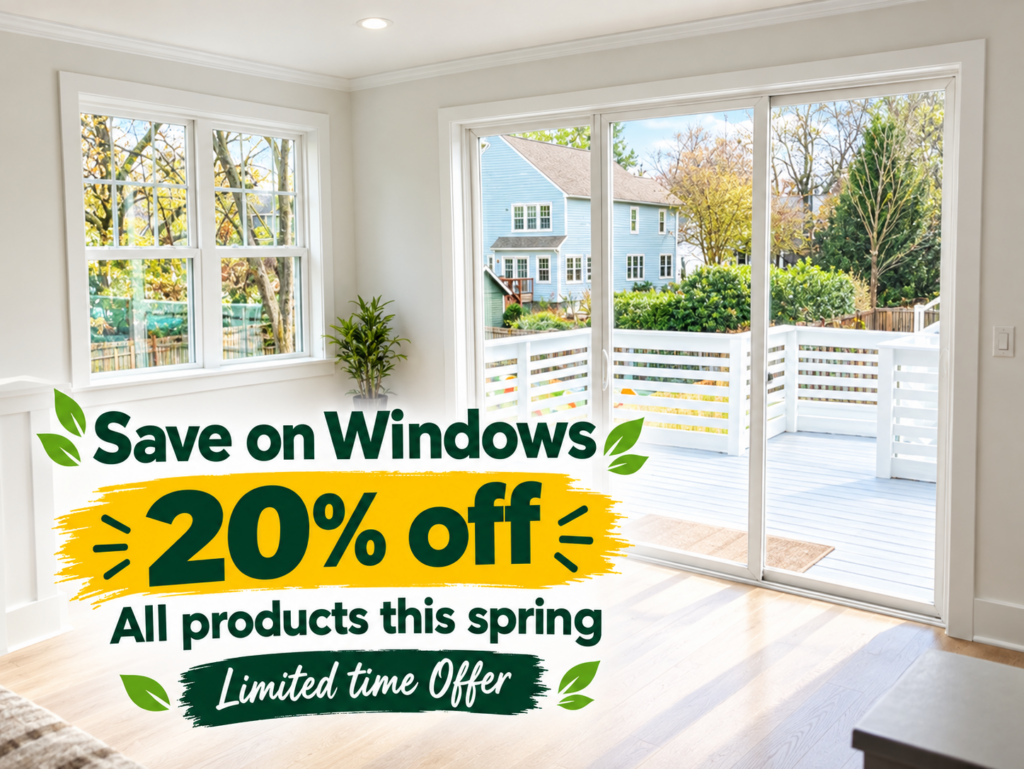 Spring Window Sale Interior Ad Safety Glass Repair